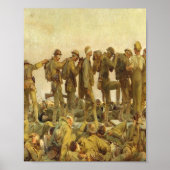 Gassed Painting by John Singer Sargent Poster (Voorkant)