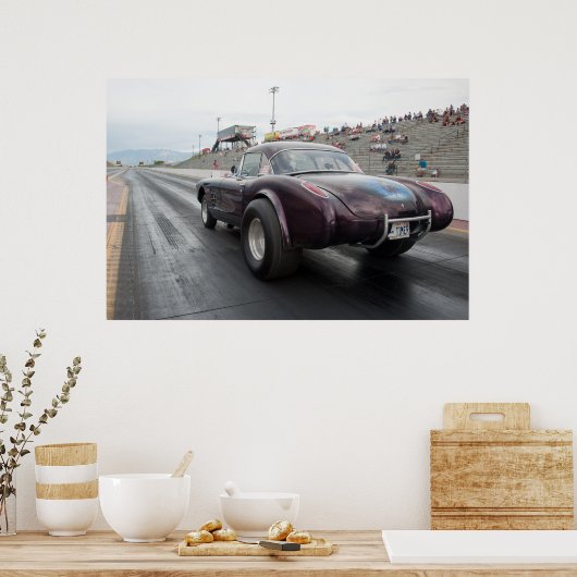 Gasser Corvette 1958 Poster (Keuken)