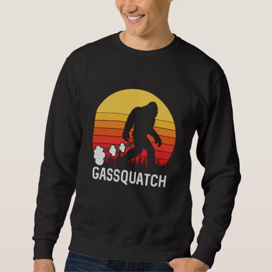 GASSQUATCH Bigfoot voor ontwerp Trui (Voorkant)