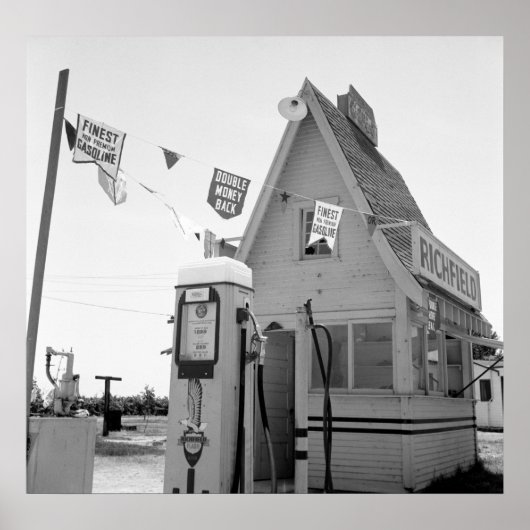 Gasstation: 1939 poster (Voorkant)