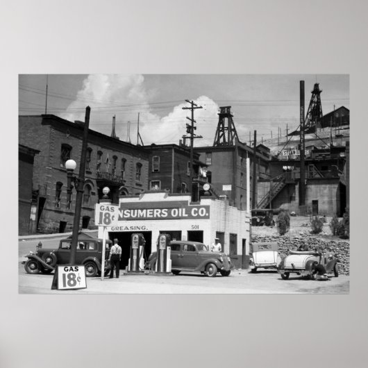 Gasstation 1939 poster (Voorkant)