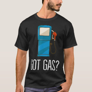 Gasstation Attendant zegt gas T-shirt