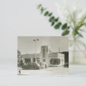 Gasstation Briefkaart (Staand voorkant)