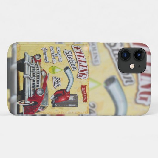 gasstation. Case-Mate iPhone case (Achterkant (horizontaal))