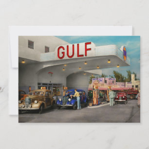 Gasstation - De grote amerikaanse reis 1939 Kaart