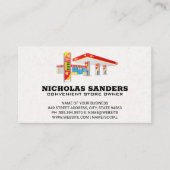 Gasstation | Handige winkel Visitekaartje (Voorkant)