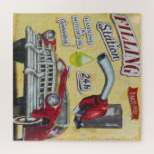  gasstation. legpuzzel (Horizontaal)