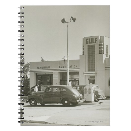 Gasstation Notitieboek (Voorkant)