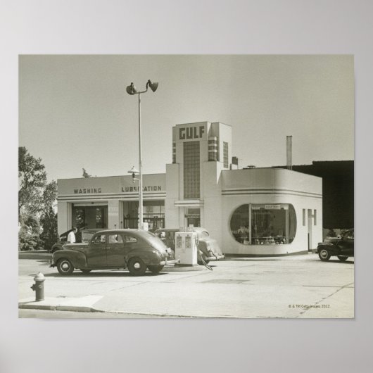 Gasstation Poster (Voorkant)