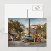Gasstation - Shannon's superbenzine 1939 Briefkaart (Voorkant / Achterkant)