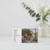 Gasstation - Shannon's superbenzine 1939 Visitekaartje (Staand voorkant)