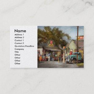 Gasstation - Shannon's superbenzine 1939 Visitekaartje