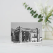 Gasstation Sinclair, 1939 Briefkaart (Staand voorkant)