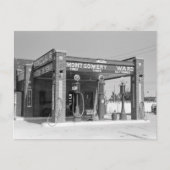 Gasstation Sinclair, 1939 Briefkaart (Voorkant)