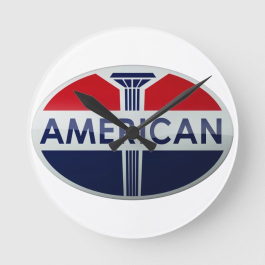 -gasstation van American Gasoline Ronde Klok (Voorkant)