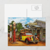 Gasstation - Vernieuwde levering in de stad Pie 19 Briefkaart (Voorkant / Achterkant)