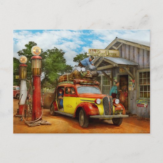 Gasstation - Vernieuwde levering in de stad Pie 19 Briefkaart (Voorkant)