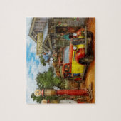Gasstation - Vernieuwde levering in de stad Pie 19 Legpuzzel (Verticaal)