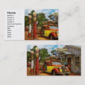 Gasstation - Vernieuwde levering in de stad Pie 19 Visitekaartje (Voorkant / Achterkant)