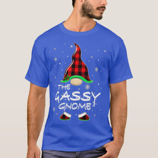 Gassy Gnome Buffalo Pset Matching Family Christma T-shirt
