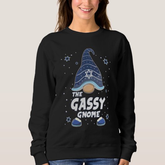 Gassy Gnome  Hanukkah Family Matching for men wome Trui (Voorkant)
