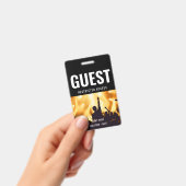 Gast Aangepaste evenement- of concertnaam Badge (Handheld)