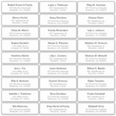  gast Adresetiketten sticker (Voorkant)