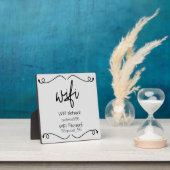 Gast Bezoeker WIFI informatie Wachtwoord Fotoplaat (Insitu)