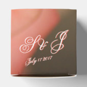 Gast bruiloft gunst hart geschenkdoos bedankdoosjes (Bovenkant)