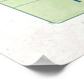 Gast Check Ontvangst Champagne Pop de Bubble Poster (Hoek)