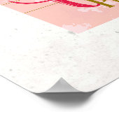 Gast Check Ontvangst Rode wijn Please Wine Bar Art Poster (Hoek)