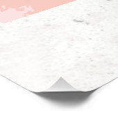 Gast Check Ontvangst Roze Drinken Preppy Vrouwelij Foto Afdruk (Hoek)