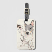 "Gast, geef me een High Five" Bagagelabel (Voorkant (verticaal))