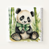Gast Geschenklijst Baby Panda Beer Unisex Baby sho Notitieboek (Achterkant)
