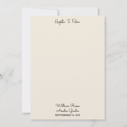 Gast Gouden Ticket Paspoort Boarding Pass Bruiloft Kaart (Achterkant)