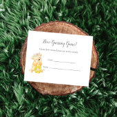 Gast Graaf Spel Meisje Teddy Beer en Bee Informatiekaartje