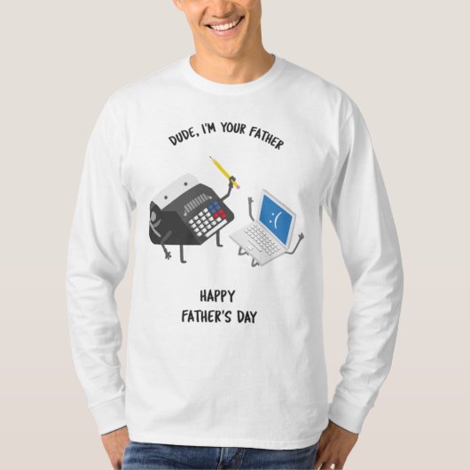 Gast, ik ben je vader Grappig Vaderdag Shirt (Voorkant)