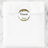 Gast luidspreker Naam tag sticker sjabloon (Tas)