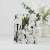 Gast Tafel Nummer Briefkaart (Staand voorkant)
