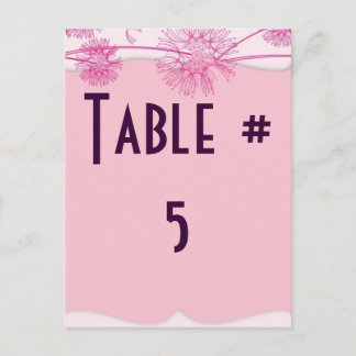 Gast Tafel Nummer Briefkaart