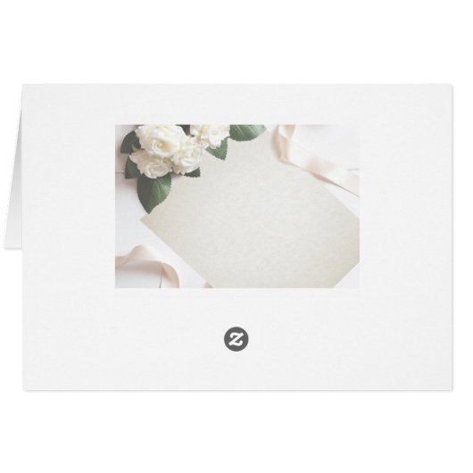 Gast Tafelnummer Kaart Elegant Wit (Achterkant Horizontaal)