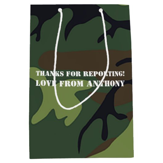 gast van de Birthday-partij Medium Cadeauzakje (Voorkant)