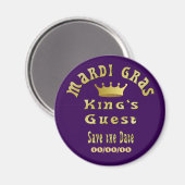 Gast van de Koning Save-the-Date Magneet (Voorkant / Achterkant)
