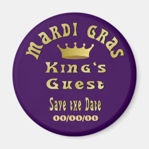Gast van de Koning Save-the-Date Magneet