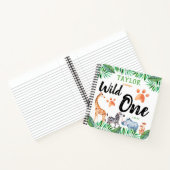 Gast van het 1e verjaardagsfeest van Wild One Safa Notitieboek (Binnen)