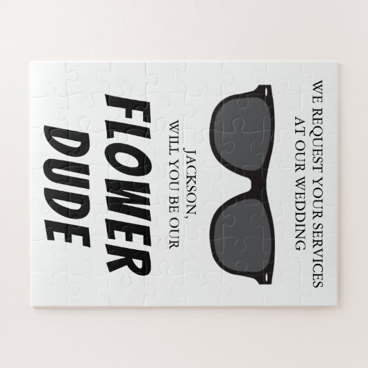 Gast voorstel Puzzle Legpuzzel (Horizontaal)