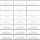 GastAdresetiketten Sticker (Voorkant)