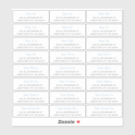 GastAdresetiketten Sticker