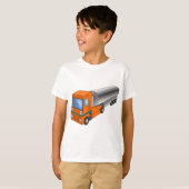 Gastanker Truck Heavy Transporter voor kinderen T-shirt (Voorkant volledig)