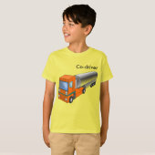 Gastanker Truck Heavy Transporter voor kinderen T-shirt (Voorkant volledig)